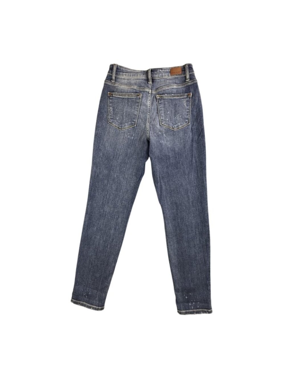 Judy Blue Jeans Womens 3/26 Blue Boyfriend Distressed Stretch Denim JB82346DK - Picture 2 of 16